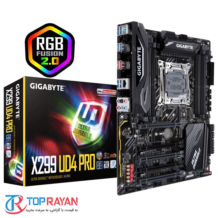 مادربرد گیگابایت مدل X299 UD4 PRO سوکت 2066 - 7