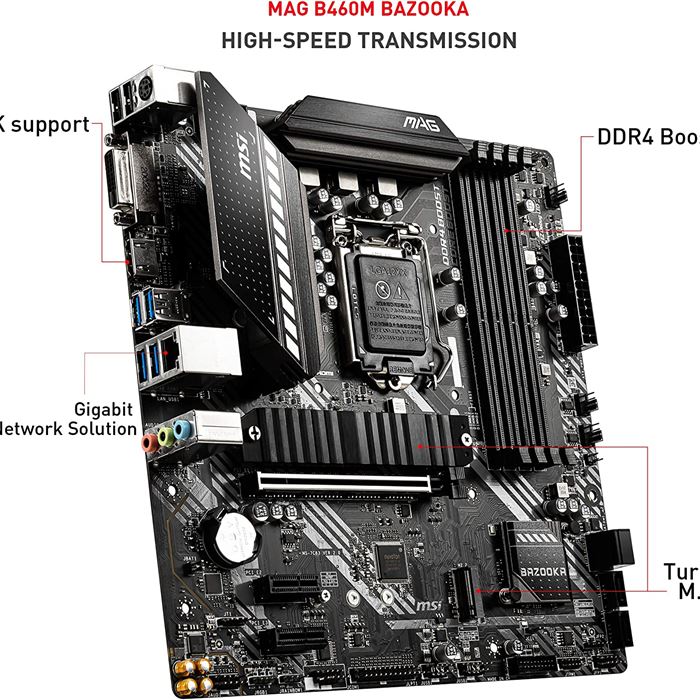 مادربرد ام اس آی MAG B660M Bazooka DDR4 - 2