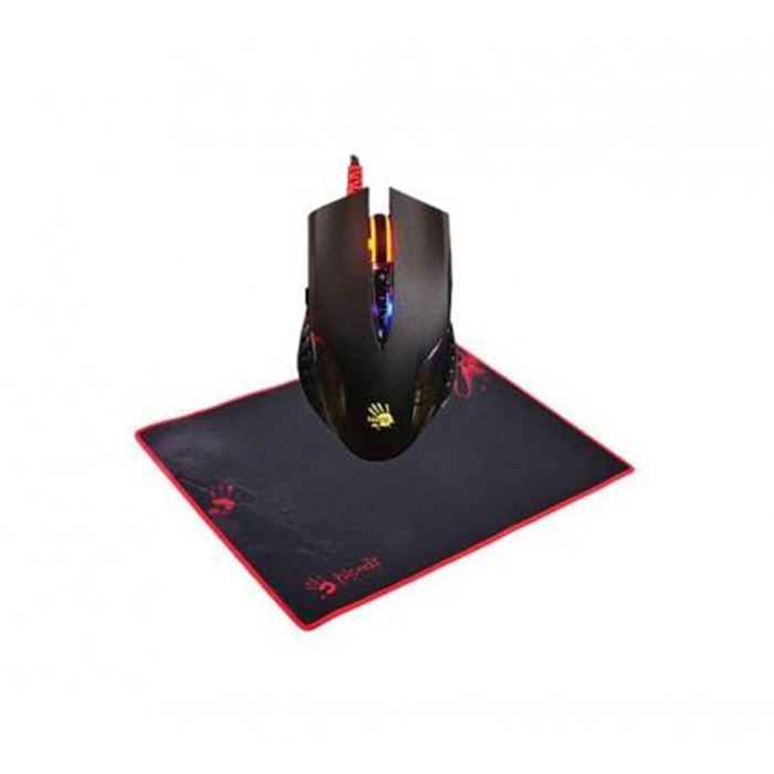 Mouse+Mouse Pad: A4Tech Bloody Q5081 Wired Bundle Gaming - 2