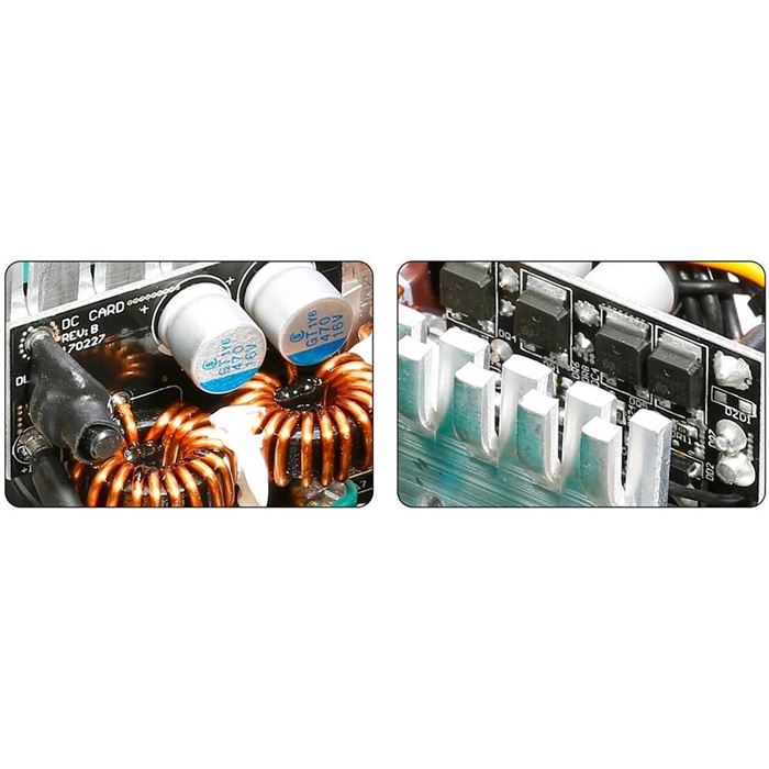 منبع تغذیه کامپیوتر نیمه ماژولار گرین مدل GP530A-ESD - 4