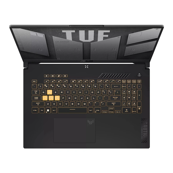 لپ تاپ 17.3 اینچی ایسوس مدل TUF Gaming F17 FX707VJ-Core 5 210H-RTX3050 6GB-16GB DDR4 3200MHz-512GB SSD-FHD 144Hz - 2