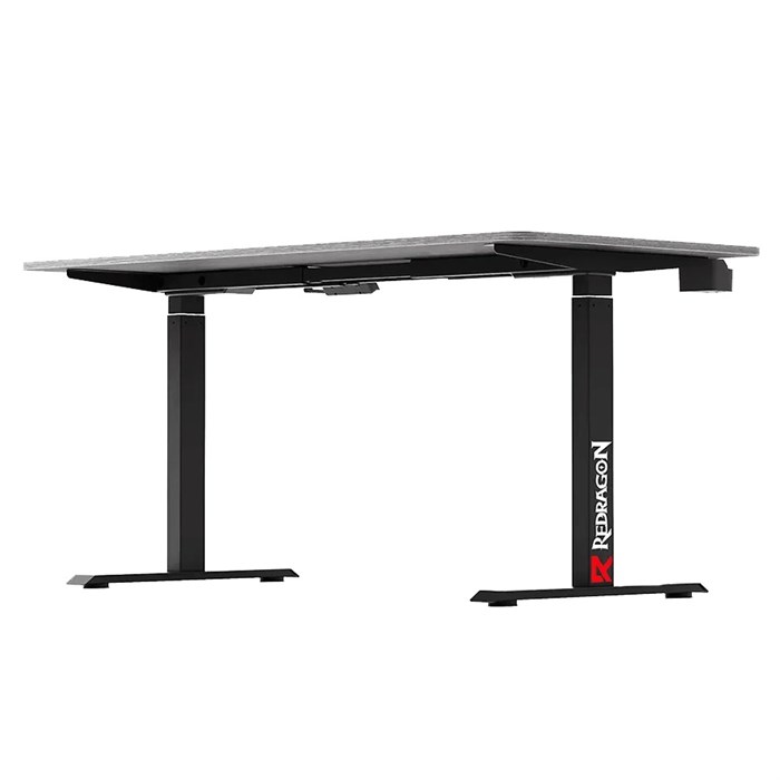 میز گیمینگ موتور دار ردراگون GD-3600G-XL 180cm Gray Teak  - 3