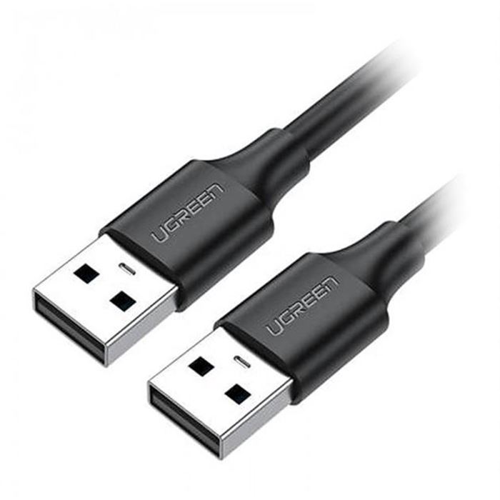 کابل تبدیل 1متری USB2.0 A male به A male cable Gold-plated یوگرین مدل US102