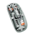 Green Lion Transparent Mouse 2 1600 DPI Transparent Mouse