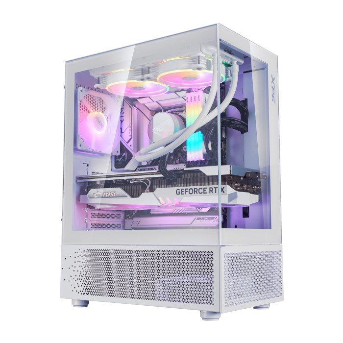 کیس گیمینگ ای دیتا (ایکس پی جی) مدل INVADER X MINI White - 3