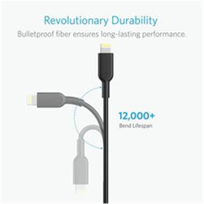 کابل لایتنینگ Anker مدل PowerLine DURA II با طول ۳ متر - 7