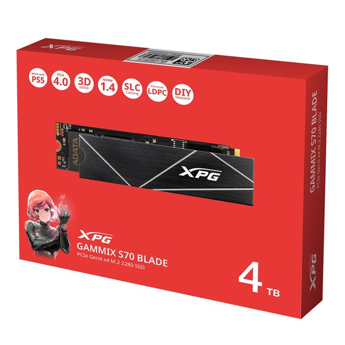 اس اس دی ای دیتا XPG GAMMIX S70 BLADE ظرفیت 4 ترابایت - 6