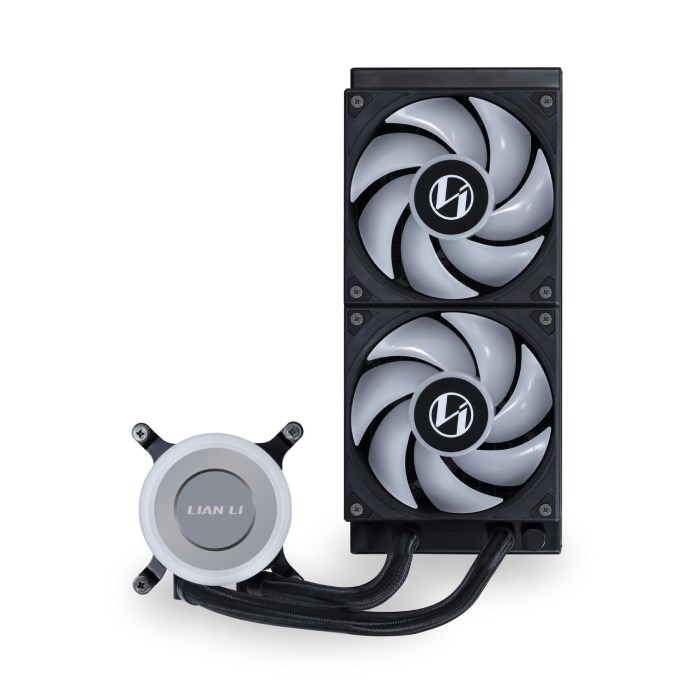 خنک کننده پردازنده مایع لیان لی مدل Galahad GA II Lite 240mm RGB - 2