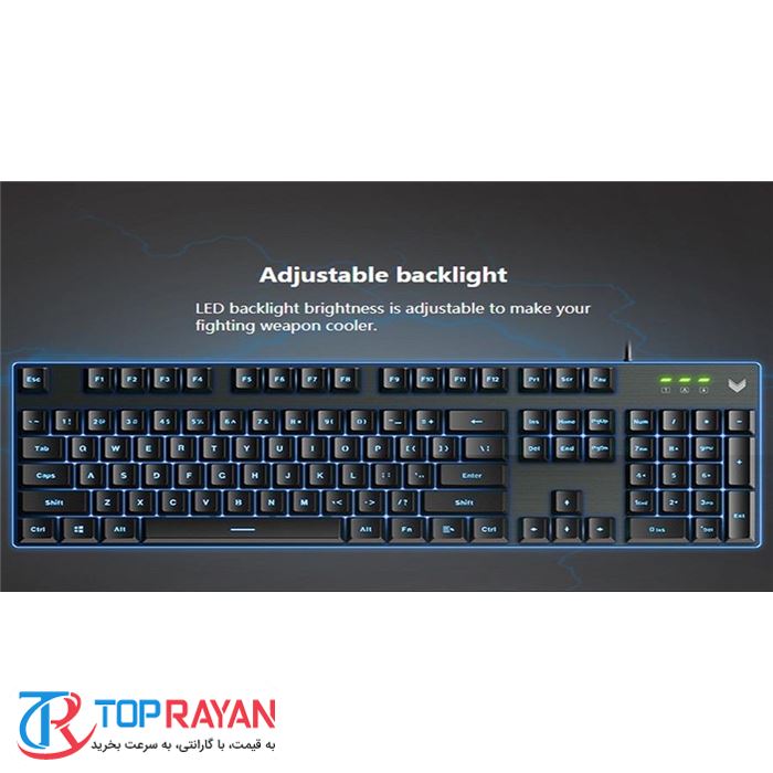 ماوس و کیبورد با سیم گیمینگ رپو مدل V100S - 6