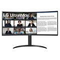 LG UltraWide 34WR55QK-B 34 Inch WQHD 5ms (GtG) 100Hz VA Curved Monitor