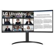 LG UltraWide 34WR55QK-B 34 Inch WQHD 5ms (GtG) 100Hz VA Curved Monitor