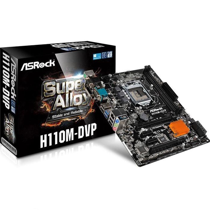 مادربرد ازراک مدل H110M-DVP سوکت 1151 - 6