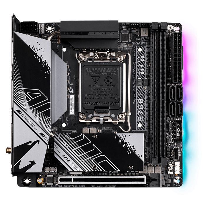 مادربرد گیگابایت مدل B760I AORUS PRO DDR4 Rev. 1.x - 2