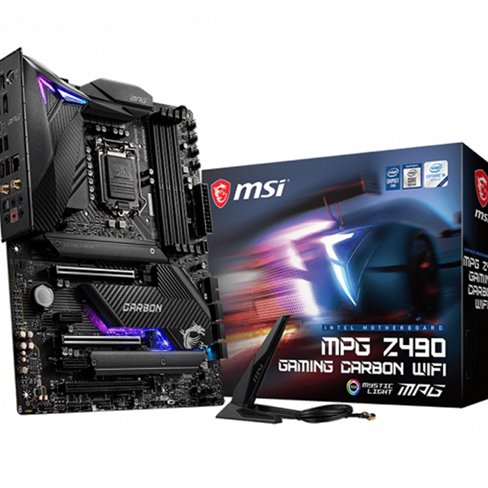 مادربرد ام اس آی مدل MPG Z490 GAMING CARBON WIFI سوکت 1200