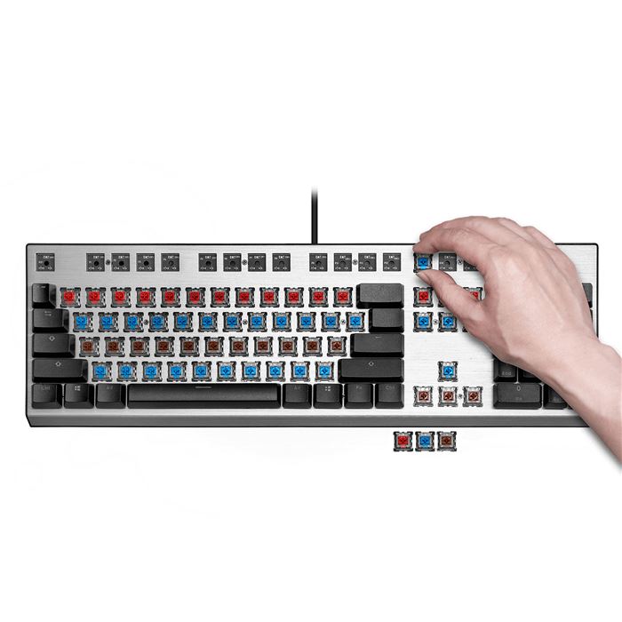 کیبورد مکانیکال گیمینگ با سیم کولرمستر مدل CK351 RGB  - 7