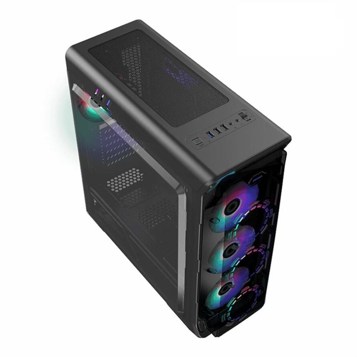 کیس گیمینگ مشکی گیم مکس Starlight  FRGB Black - 4