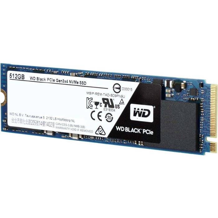 حافظه اس اس دی وسترن دیجیتال مدل بلک M.2 2280 PCIe NVMe با ظرفیت 512 گیگابایت - 2