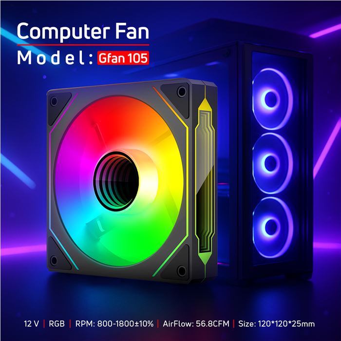 فن کیس تسکو مدل GFAN 105 Skadi Lux - 13