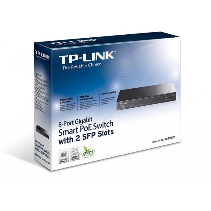 سوییچ 8 پورت گیگابیت و دسکتاپ تی پی-لینک مدل TL-SG2210P - 7