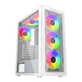 Twisted Minds Manic Shooter-03 White Mid Tower Gaming Computer Case