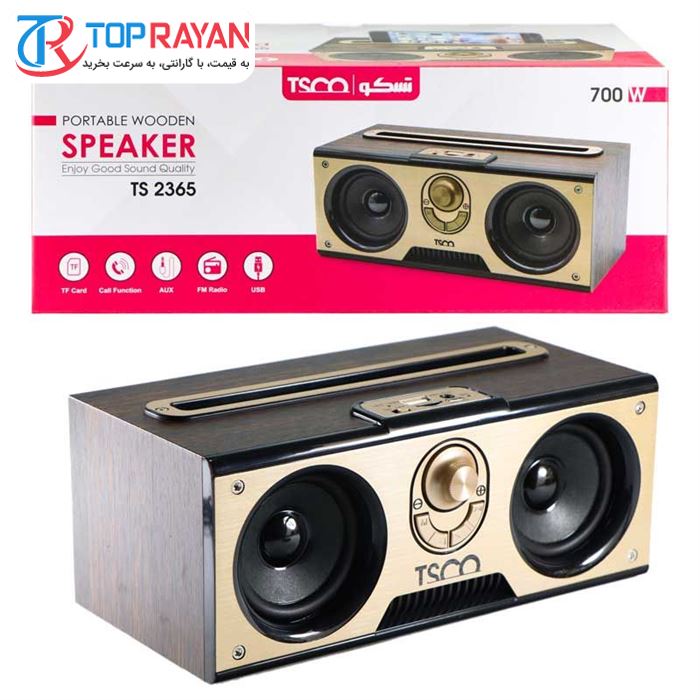 اسپیکر بلوتوثی قابل حمل تسکو مدل TS 2365 - 4