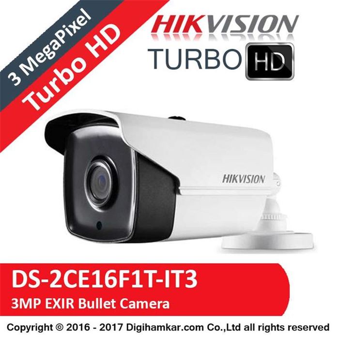 پکیج کامل دوربین مداربسته TurboHD هایک ویژن اقتصادی - 3