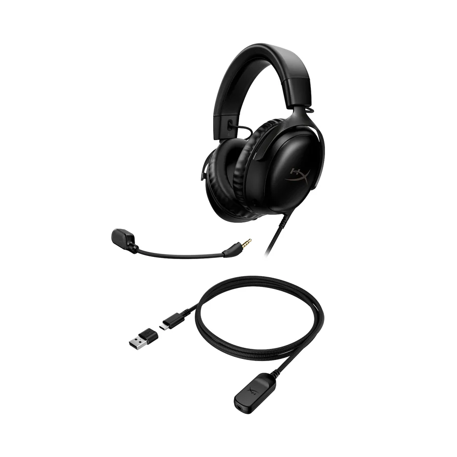 هدست گیمینگ با سیم هایپر ایکس مدل Cloud III Black  - 7