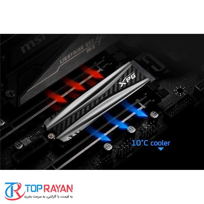حافظه SSD اینترنال ای دیتا مدل XPG GAMMIX S50 M.2 2280 ظرفیت 2 ترابایت - 2