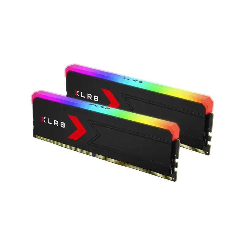رم کامپیوتر DDR5 دو کاناله 6000 مگاهرتز CL30 پی‌ ان‌ وای XLR8 Gaming RGB ظرفیت 64 گیگابایت - 4