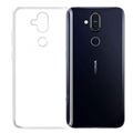 Nokia 8.1 Clear Jelly Cover Case