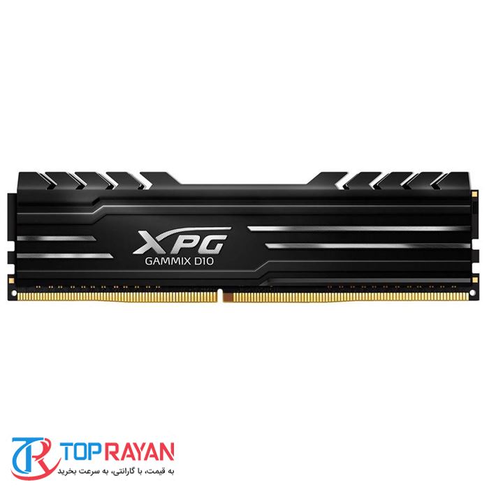 رم دسکتاپ تک کاناله ای دیتا مدل XPG GAMMIX D10 DDR4 CL17 حافظه 16 گیگابایت فرکانس 3600 مگاهرتز - 4