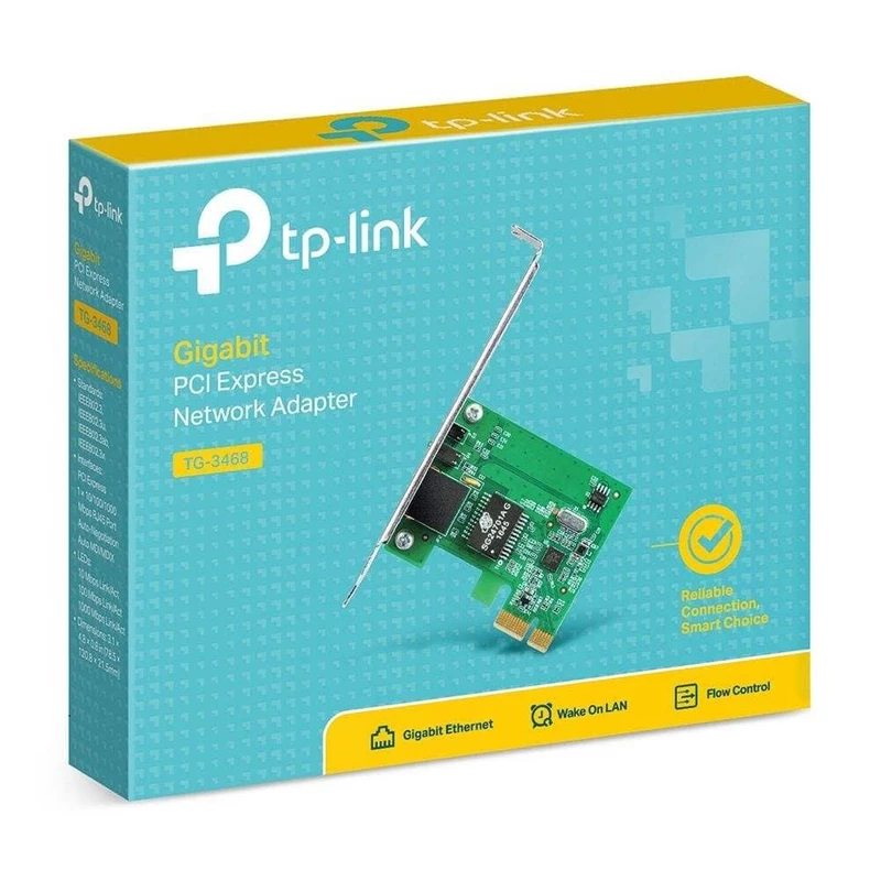 کارت شبکه گیگابیت و PCIe تی پی لینک مدل TG-3468 - 5