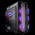 GameMax Moon Light FRGB Black Gaming Computer Case