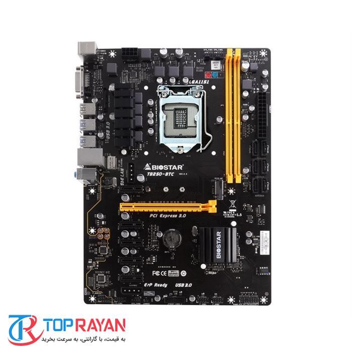 مادربرد بایوستار مدل TB250-BTC سوکت 1151 - 5
