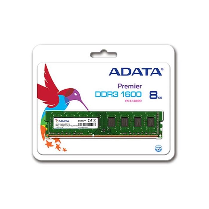 رم کامپیوتر ای دیتا مدل Premier DDR3 1600MHz 240Pin Unbuffered DIMM ظرفیت 8 گیگابایت - 5
