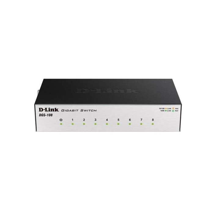 سوئیچ 8 پورت گیگ دی-لینک DGS-108 - 7