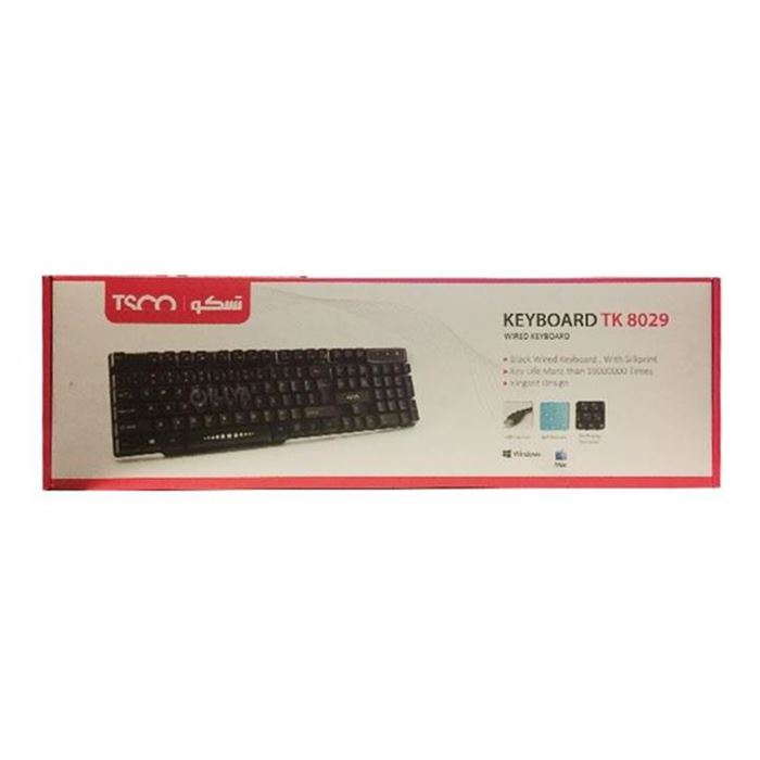 کیبورد مخصوص بازی تسکو مدل TK 8029  - 2