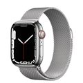 Apple Watch Series 7 GPS 41mm Silver Stainless Steel Case with Milanese Loop