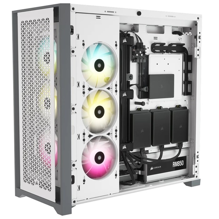 کیس کامپیوتر کورسیر مدل  سفید 5000D RGB AIRFLOW - 7