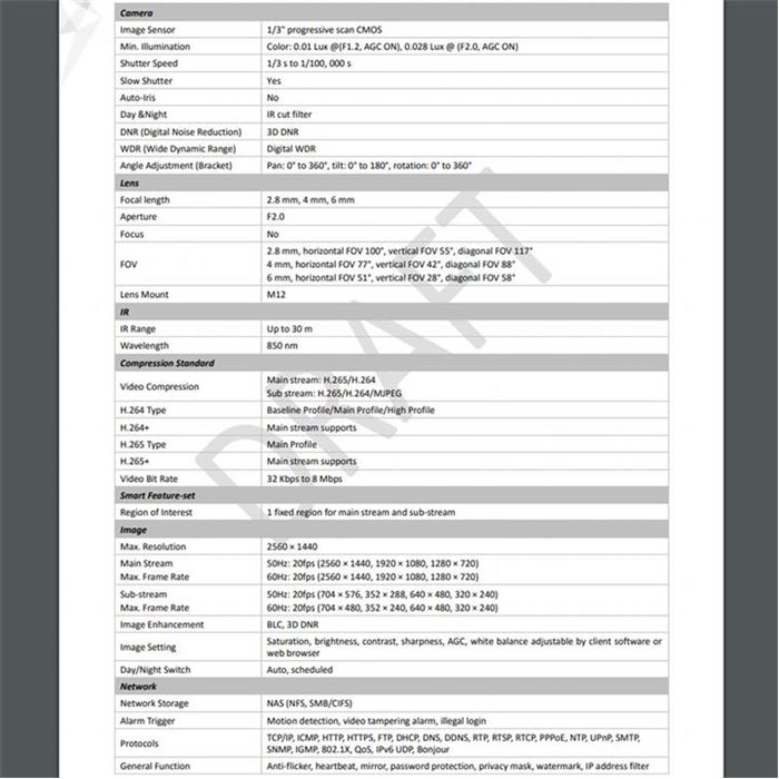 دوربین مداربسته تحت شبکه هایک ویژن DS-2CD1043G0-I - 5