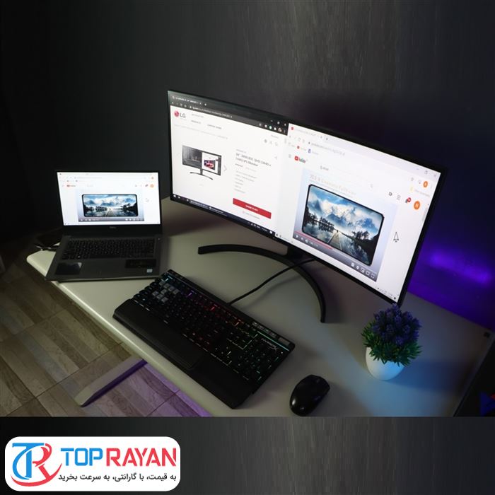 مانیتور 34 اینچی ال جی مدل UltraWide 34WL85C-B - 5