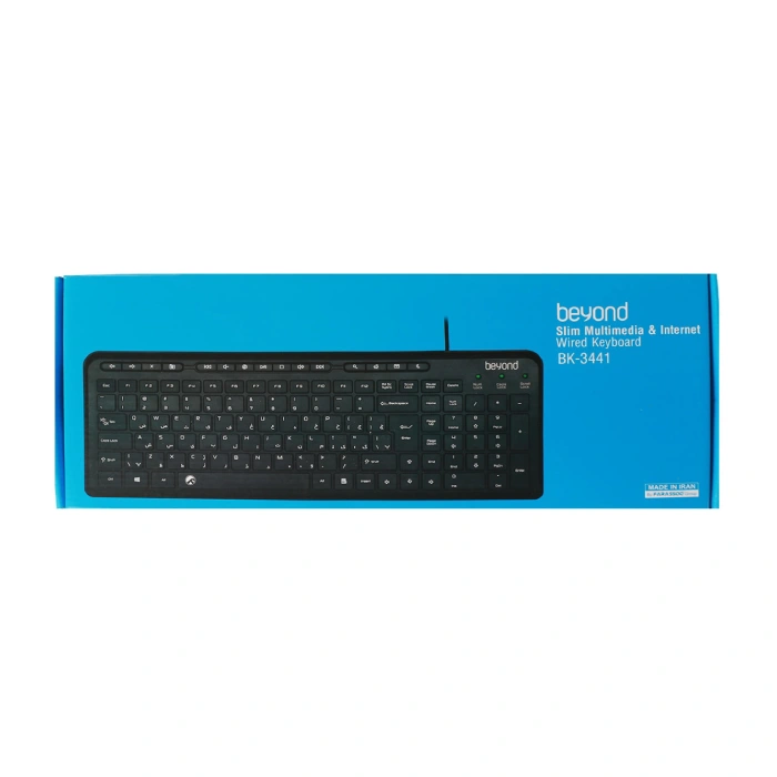 کیبورد بیاند مدل BK-3441 با حروف فارسی - 4