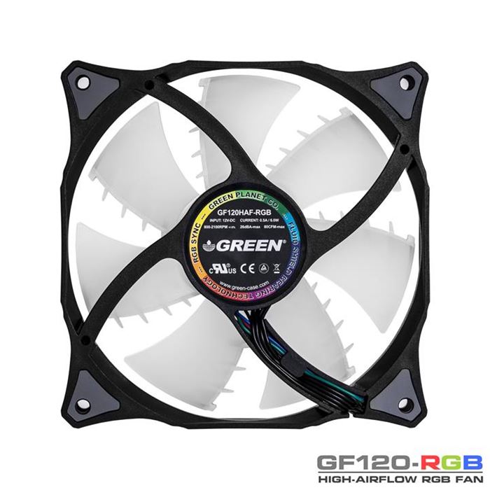 فن کیس گرین Green GF120 RGB - 2