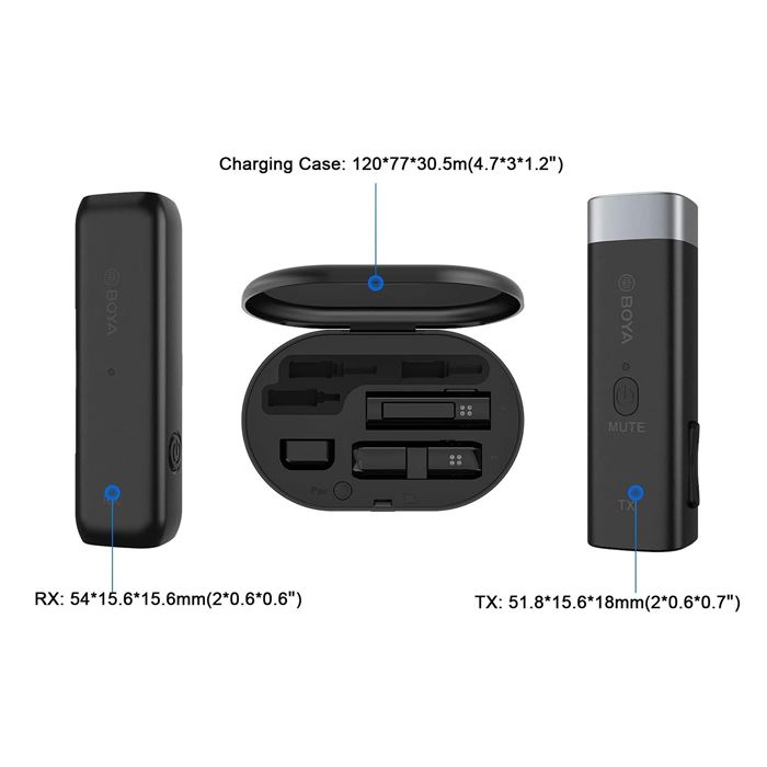 میکروفون کندانسر بویا مدل BY-WM3U - 7