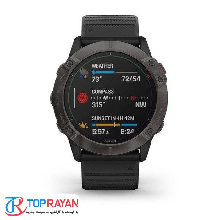 ساعت هوشمند گارمین مدل fenix ۶x solar - 5
