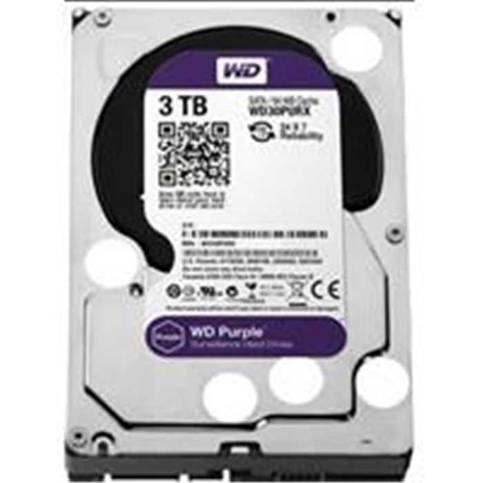 هارددیسک اینترنال وسترن دیجیتال سری Purple مدل WD30PURZ ظرفیت 3 ترابایت - 7