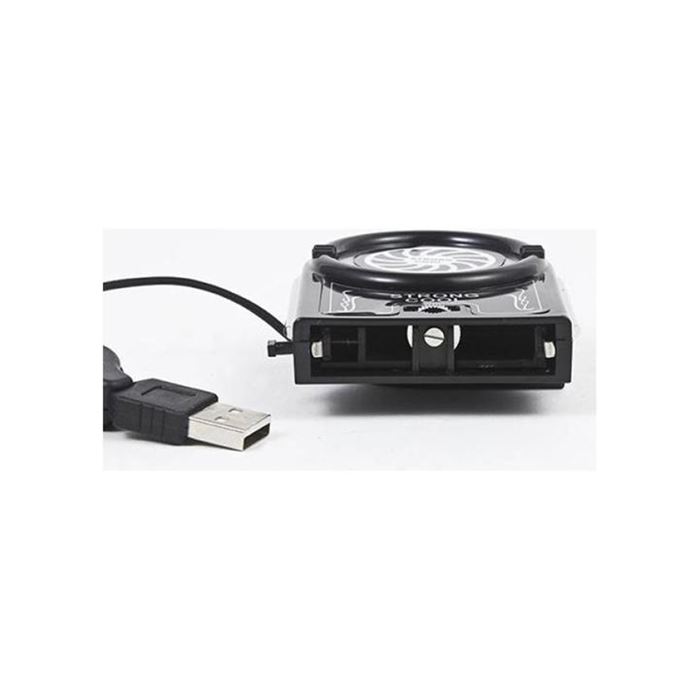 Bluelans Mini Vacuum LED USB Cooler Air Extracting Cooling Pad Fan for Notebook Laptop - 6