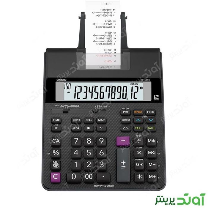 ماشین حساب کاسیو مدل HR-۱۵۰RC - 9