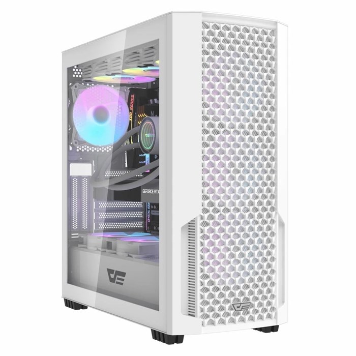 کیس کامپیوتر گیمینگ دارک فلش DF2100 ATX White - 6