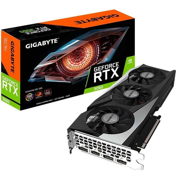 کارت گرافیک گیگابایت GeForce RTX 3060 GAMING OC  12G - 2